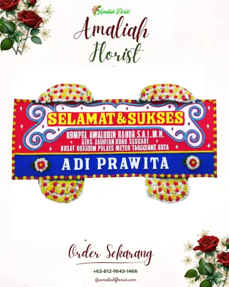 Papan Bunga Ucapan Selamat Santanamekar